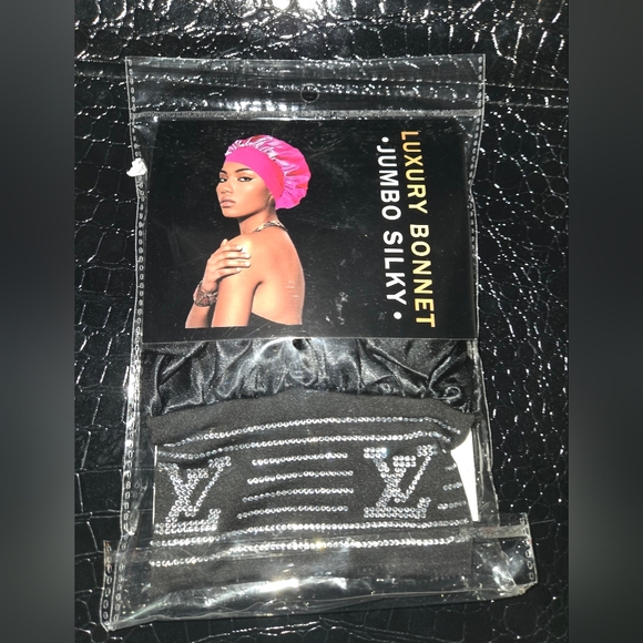 NIP Bling Lux Silky Hair Bonnet - Picture 1 of 5